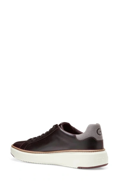 Shop Cole Haan Grandpro Topspin Sneaker In Pinot/ Ivory