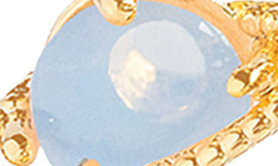 Shop Girls Crew Blue Jupiter Pendant Necklace In Gold