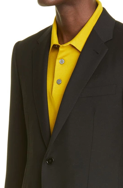 Zegna Achillfarm City Wool Suit In Blk Sld
