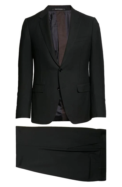 Shop Zegna Achillfarm City Wool Suit In Blk Sld