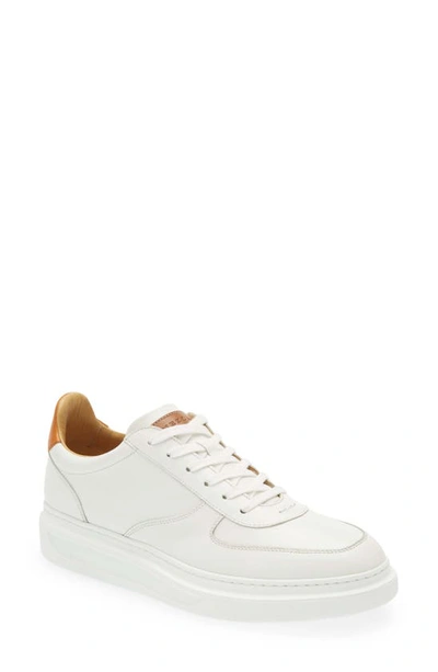 Shop Mezlan Apron Toe Sneaker In White
