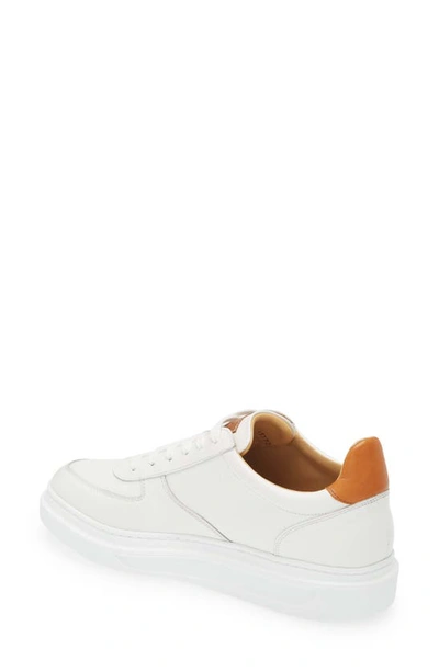 Shop Mezlan Apron Toe Sneaker In White