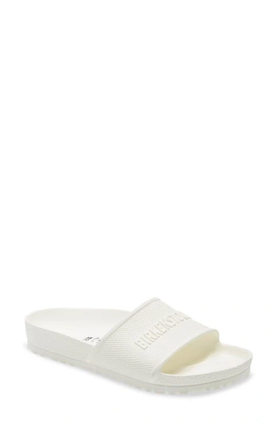 Shop Birkenstock Gender Inclusive Barbados Slide Sandal In White