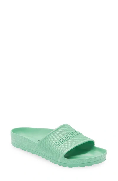 Shop Birkenstock Barbados Slide Sandal In Bold Jade