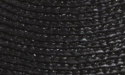 Helen Kaminski 'bianca' Visor In Charcoal/ Black Stripe