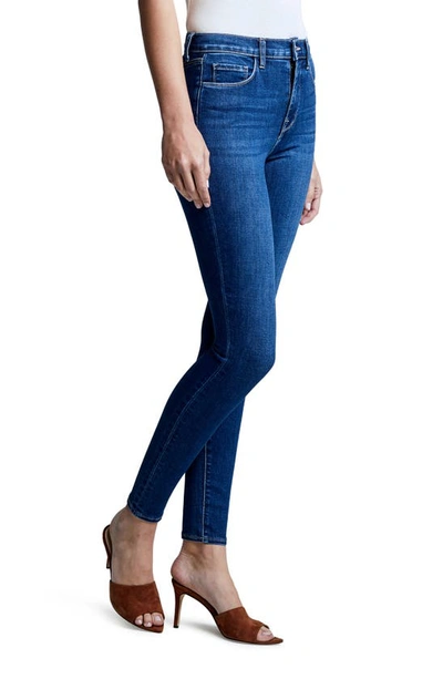 Shop L Agence Monique High Rise Skinny Jeans In Byers