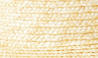Brixton Joanna Straw Visor In Honey