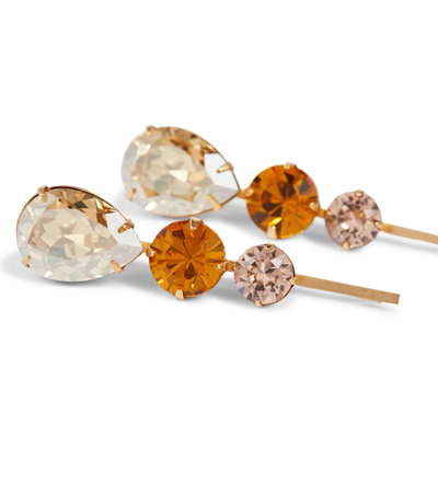 Jennifer Behr Aileen Set Of 2 Hair Clips In 0