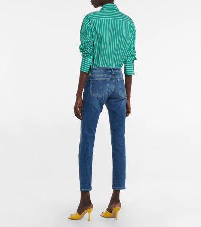 Shop Ag Prima Ankle Mid-rise Skinny Jeans In Spir