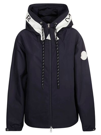 Shop Moncler Jackets Blue