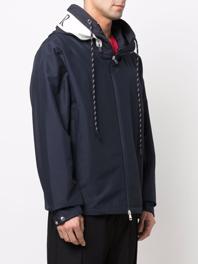 Shop Moncler Jackets Blue