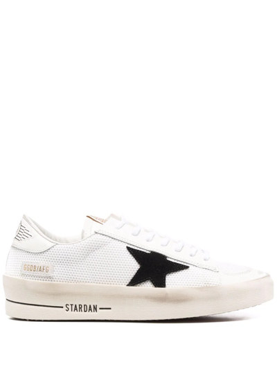 Shop Golden Goose Stardan Flatform Sneakers In White