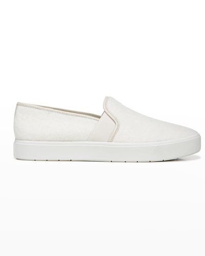 Shop Vince Blair Slip-on Sneakers In Off White