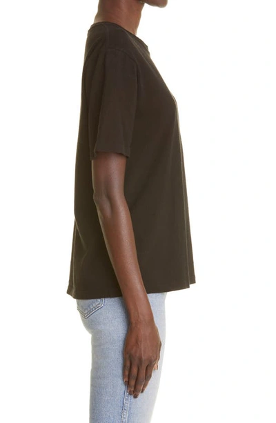 Khaite Mae Short-sleeved T-shirt In Black