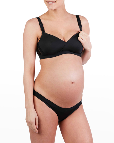 Shop Cache Coeur Maternity Serena Wireless Bra In Black