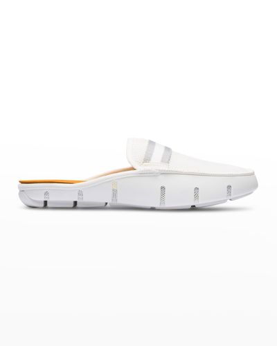 Shop Swims Men's Water-resistant Slide Loafers In White