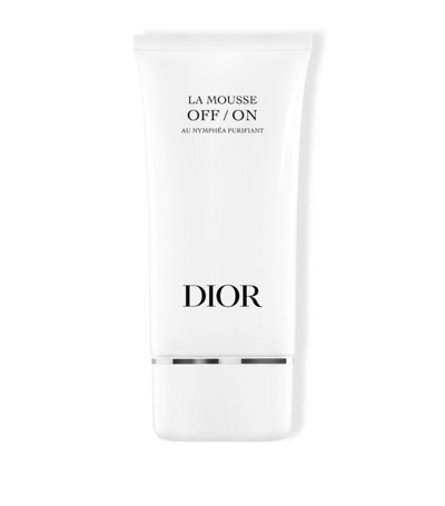 Shop Dior La Mousse Off/on Foaming Cleanser (150ml) In White