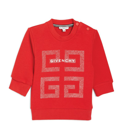 Shop Givenchy Kids 4g Sweatshirt (6-36 Months) In Red