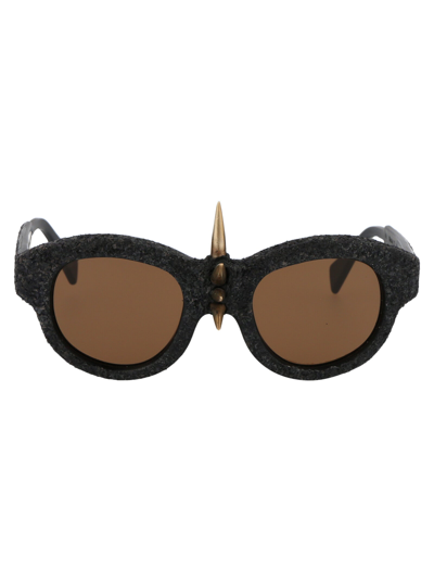 Shop Kuboraum Sunglasses In Black 77