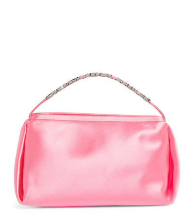 Shop Alexander Wang Micro Satin Marquess Bag In Pink