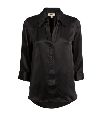 Shop L Agence Dani Sleeve Blouse In Black