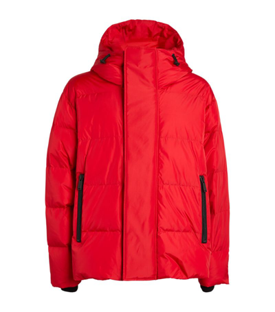 Shop Dsquared2 Logo Puffer Jacket In Red