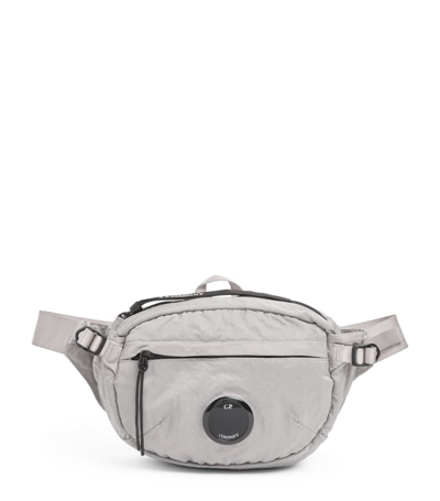 Shop C.p. Company Logo Cross-body Bag In Grey