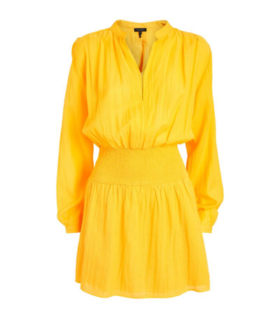 Shop Rag & Bone Calista Mini Dress In Yellow