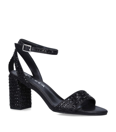 Shop Carvela Embellished Kianni Sandals In Black
