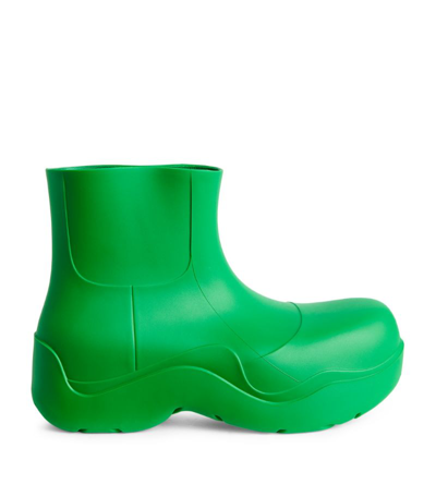 Shop Bottega Veneta Puddle Boots In Green