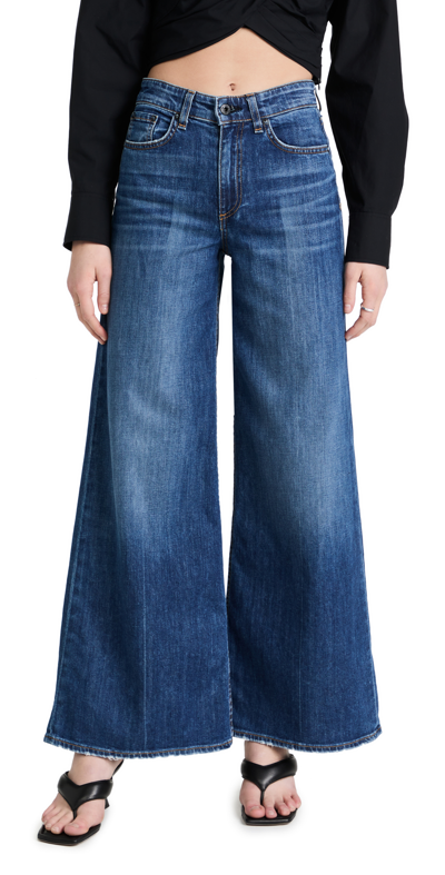 Shop Askk Ny Wide Leg Gunnison Jeans