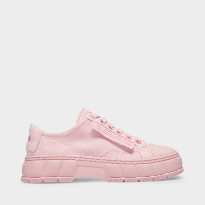 Shop Viron Sneakers 1968 Aus Recyceltem Rosa Canvas In Pink
