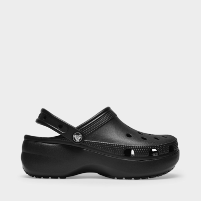 Shop Crocs Classic Platform Mules -  - Black - Synthetic