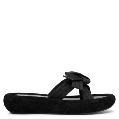 Shop Christian Louboutin Matriciasummer Black Suede Sandals