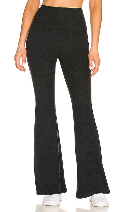 Shop Beyond Yoga Spacedye All Day Flare High Waisted Pant In Black