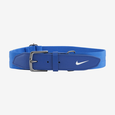 Shop Nike Unisex Baseball Belt In Blue
