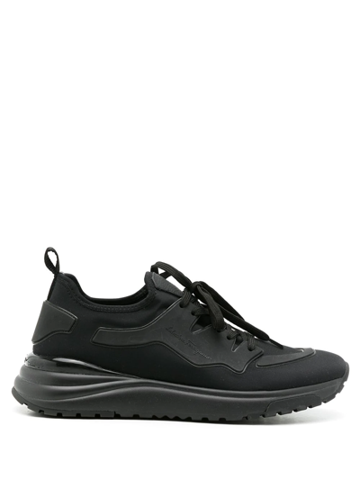Shop Ferragamo Slip On Econyl® Sneakers In Black