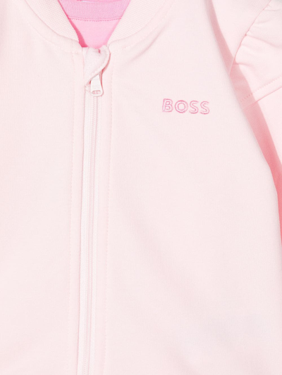Bosswear Two-piece Logo Tracksuit Set In Pink