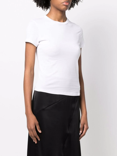 Theory Short-sleeve Pima Cotton T-shirt In White