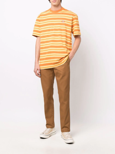 Dickies Construct 872 Slim-fit Work Pants In Brown