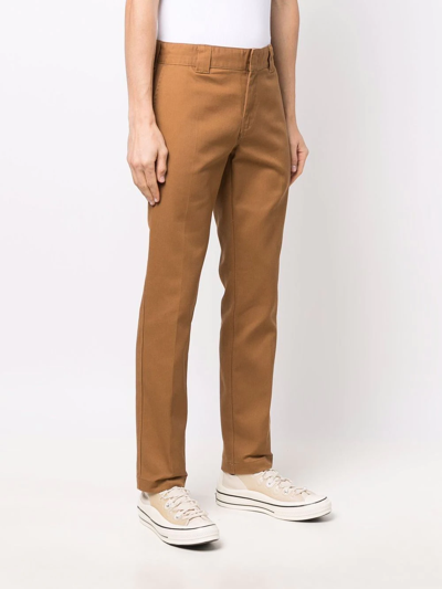Dickies Construct 872 Slim-fit Work Pants In Brown