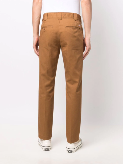 Dickies Construct 872 Slim-fit Work Pants In Brown