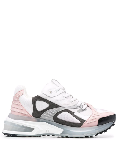 Shop Givenchy Panelled-design Sneakers In Pink
