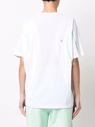 Shop Adidas By Stella Mccartney Oversized Crewneck T-shirt In White