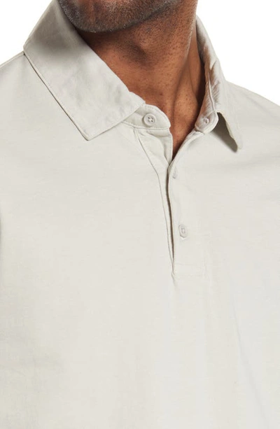 Shop Vince Regular Fit Garment Dyed Cotton Polo Shirt In Washed Desert Sand