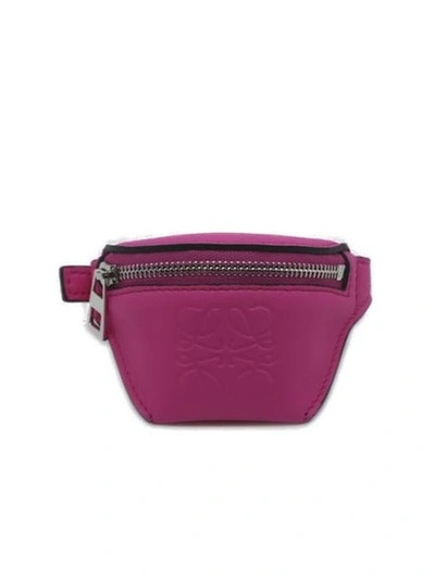 Shop Loewe Anagram Coin Purse In Pink
