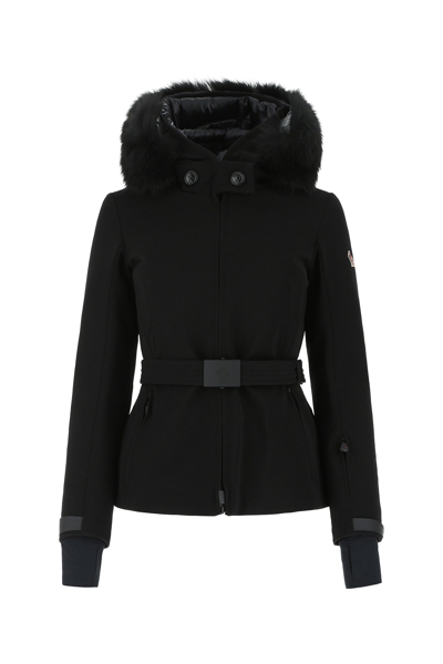 Moncler Grenoble Bauges Fur Trimmed Jacket In Black | ModeSens