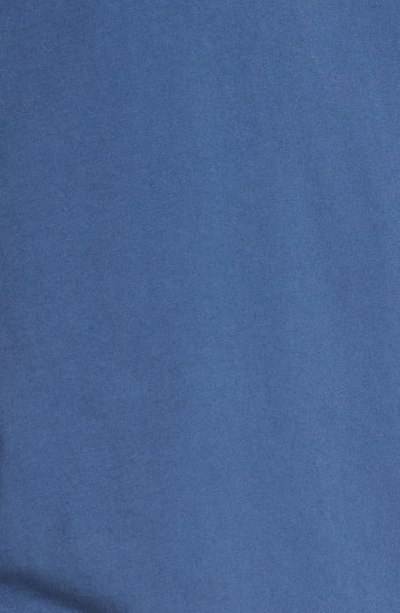 Vince Solid T-shirt In Washed Brisk Blue