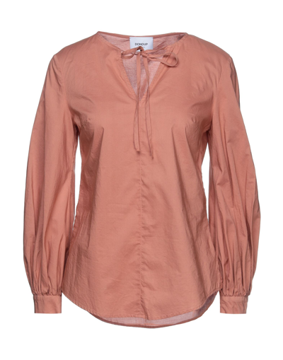 Shop Dondup Blouses In Rust
