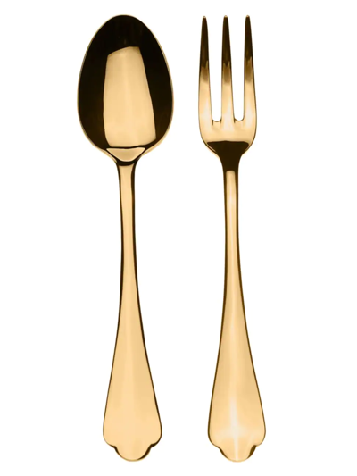 Shop Mepra Dolce Vita Mirror Oro Hostess Set In Gold